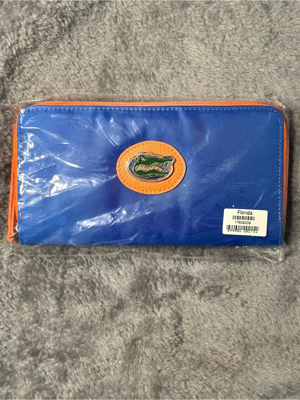 Florida Gators Blue & Orange Zip Wallet